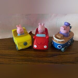 Peppa Pig Adventures Little Buggy Lot! Grandpa Boat, Red Car, Yellow Car